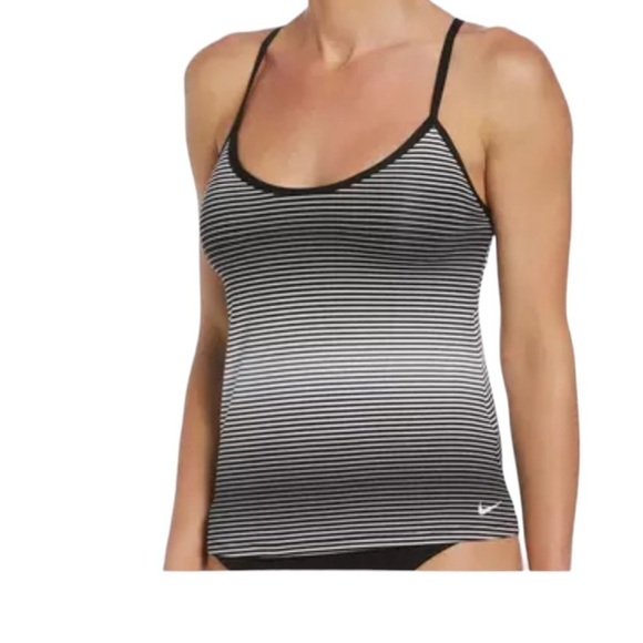 Nike Stripe Racerback Tankini - Picture 1 of 10